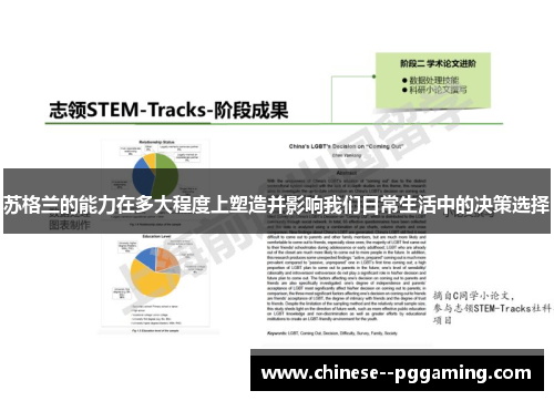 苏格兰的能力在多大程度上塑造并影响我们日常生活中的决策选择